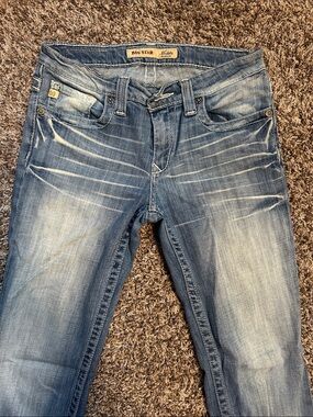 Big Star Women's Boot Cut Faded Blue Jeans